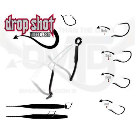 OMTD Drop Shot Hooks OH 1200 - Negozio di pesca online Bass Store Italy