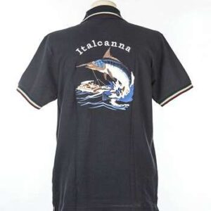 Italcanna POLO TRICOLOR RICAMO DAVANTI E DIETRO