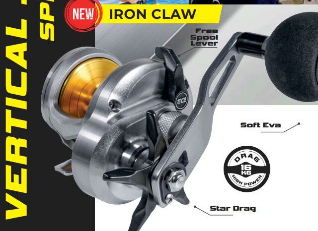 Tica Iron Claw Lever Drag: Potenza e Precisione per il Vertical Jigging
